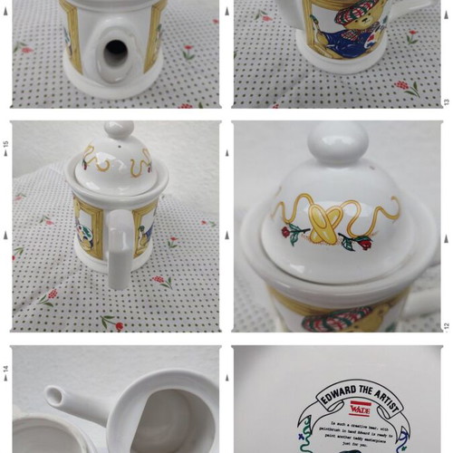Edward the Artist Wade England teapot used, vintage