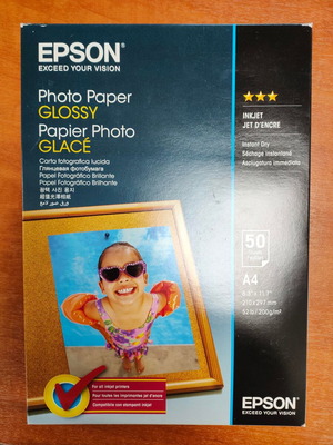 Epson photo paper A4 200gr/m² pack of 50 sheets new