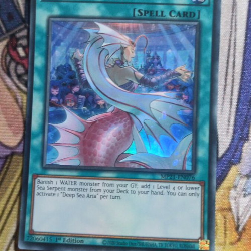 Deep Sea Aria Spell Card like new, Yu-Gi-Oh!