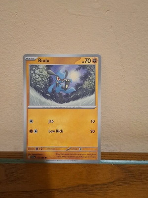Pokemon card Riolu καινούργιο