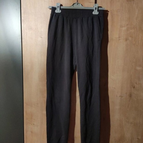 Girls' pants size 164 cm like new, gray, elastic fabric