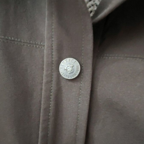 Versace brown elastic jacket like new