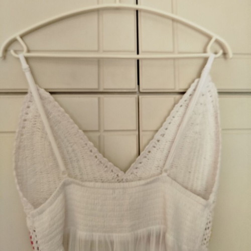 White Calzedonia dress S new with crochet bust