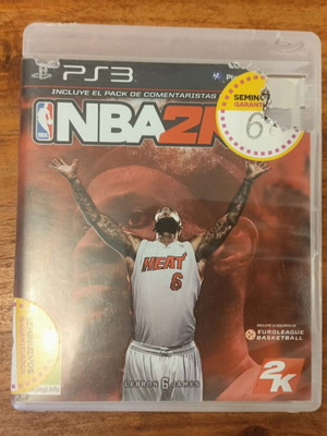 NBA2K14 PS3 game used, good condition