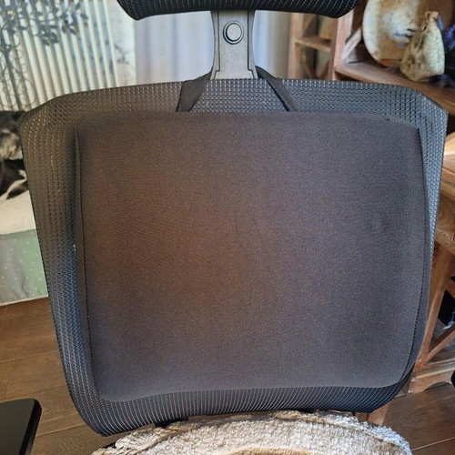 Memory Foam Lumbar Support Pillow like new for Office Chair or Car