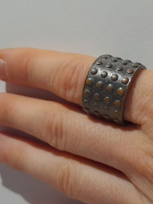Ring used, black, good condition