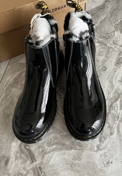 Dr Martens μποτάκια με γούνα