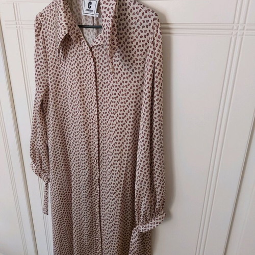 C-Throu long semi-sheer dress like new, size M