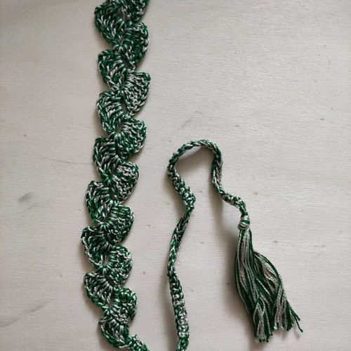 Handmade bookmark new with crochet thread