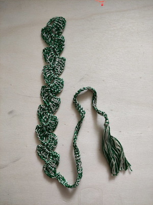 Handmade bookmark new with crochet thread
