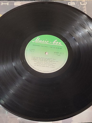 Modern Talking vinyl record used with scratches