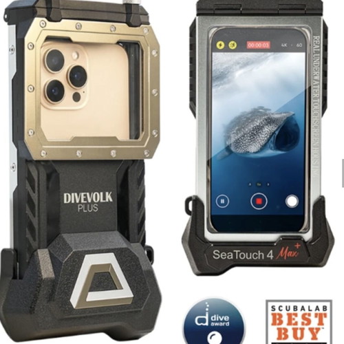 Underwater photo case for iPhone