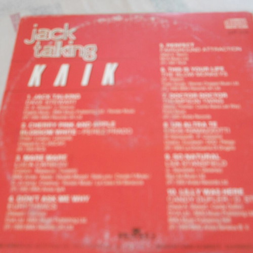 Various Jack Talking compilation CD, electronic pop rock