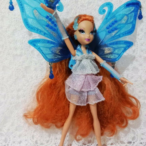 Winx Club Pixie Flight Bloom doll Mattel 2007 like new, vintage collectible