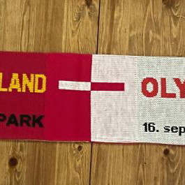 Nordsjaelland-Olympiacos 2008 double scarf new, authentic