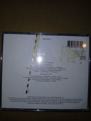 New Order Substance double CD, electronic