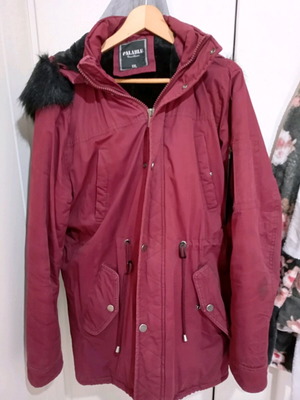 Men's parka jacket used, size XXL