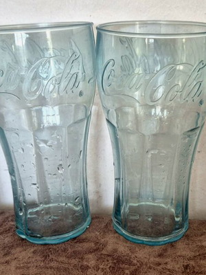 Coca-Cola διαφημιστικά πλαστικά ποτήρια από τη δεκαετία του ’80-’90, σετ 4