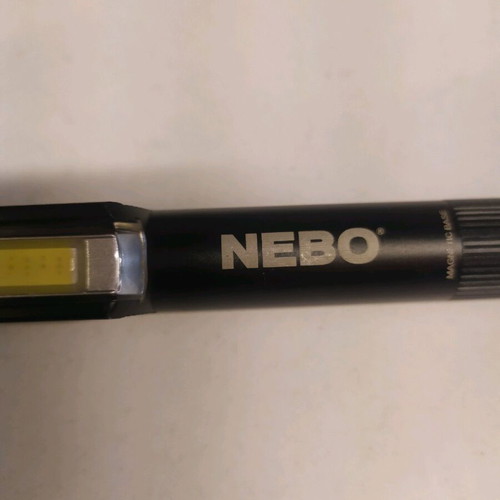 Nebo Lil Larry flashlight like new with LED C•O•B 250 lumens