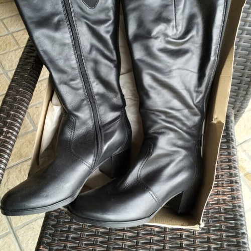 Ara tall boots with zipper new, black, size 39