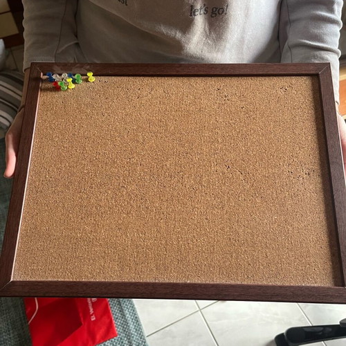 Notice board like new with pins and hooks
