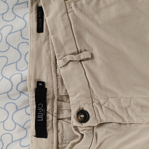 Liu Jo Uomo men's slim fit chino pants, beige