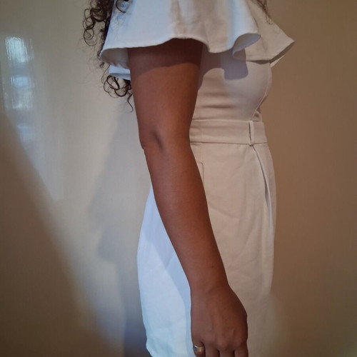 White romper, medium size
