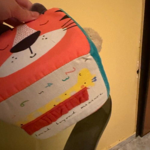 Soft Tiger Baby Block Toy new