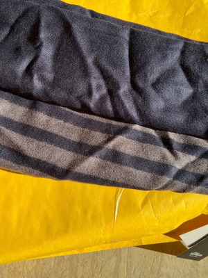 S.Oliver scarf new blue and beige unisex Black edition