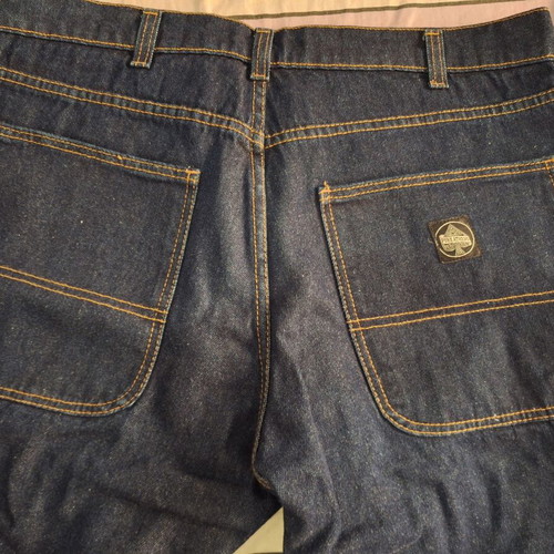 Chopper Style Jeans pants, Bike Shed, size L, blue