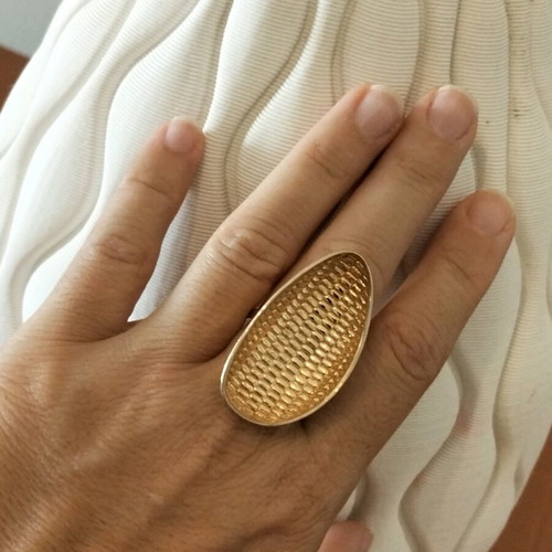 Jools Jewellery women's ring like new, gold plated silver 925