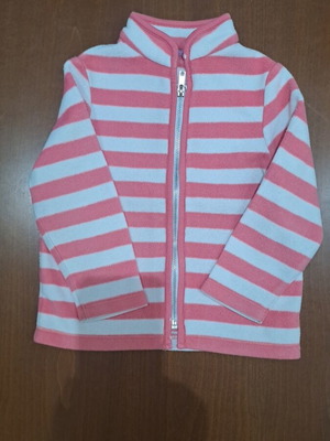 Children's jacket 12-18 months striped pink white