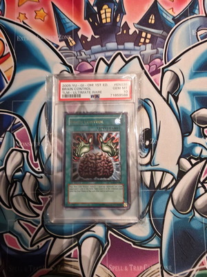 Yugioh Brain Control Ultimate First PSA 10 σαν καινούργιο