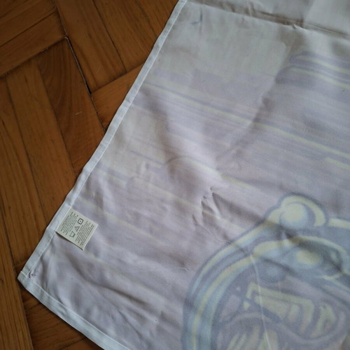 Rick and Morty fabric banner like new, 150x120 cm, psychedelic design