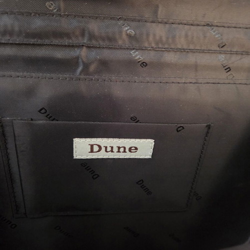 Dune London Red Suede Envelope Clutch Bag