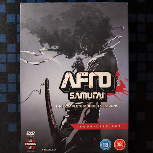 Afro Samurai Murder Sessions Director's Cut 4-Disc DVD box set