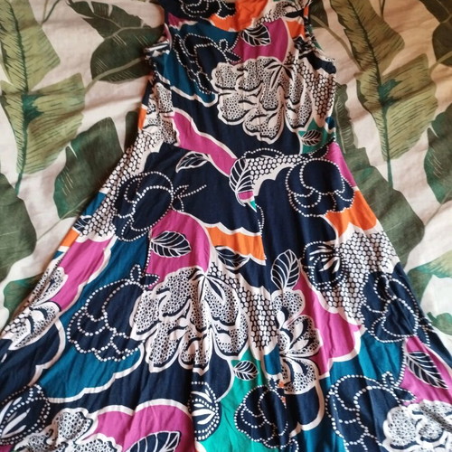 Tu floral 100% cotton summer dress like new, size M