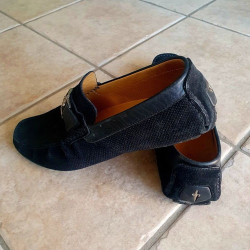 Cesare Paciotti men's black loafers size 43