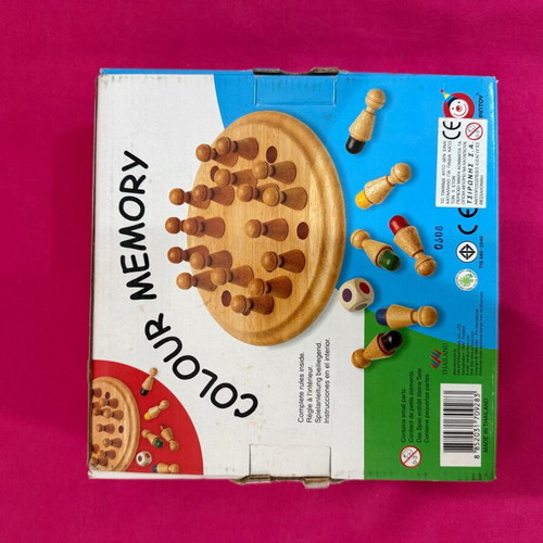 Color Memory game used, educational memory toy