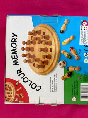 Color Memory game used, educational memory toy