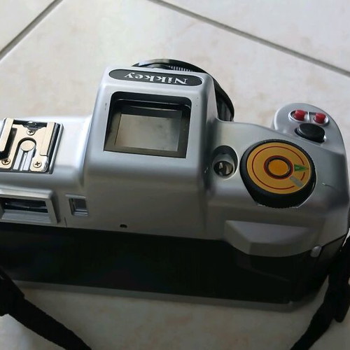 Retro camera with film like new, decorative copy