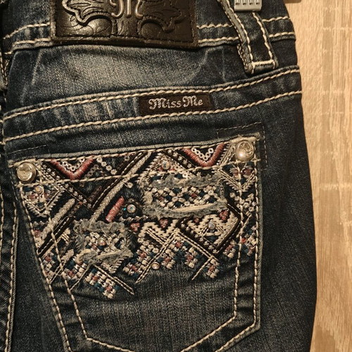 Miss Me women's jeans used, ankle length, blue, size S
