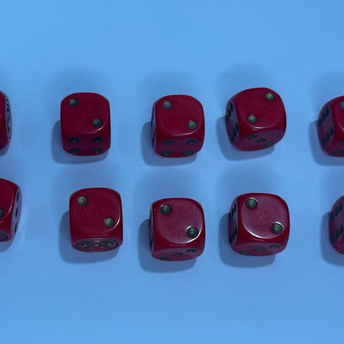 Combat Hex 2004 Sabertooth Games Dice pack of 10 like new