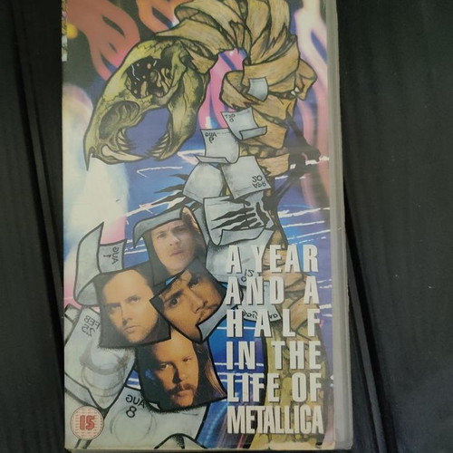 Metallica A Year And A Half In The Life Of Metallica VHS like new, historical