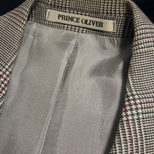 Prince Oliver Men's Grey Double-Breasted Jacket Like New Size XL