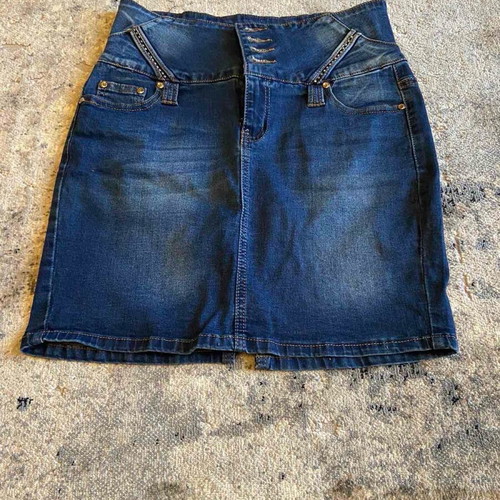 Vintage denim skirt like new, blue, size M