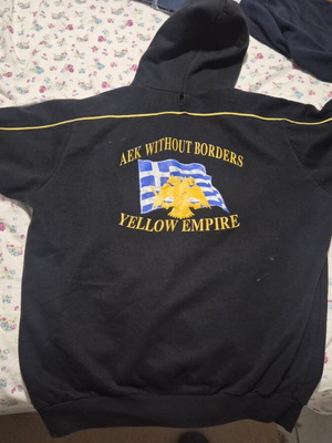 AEK Hoodie used from Kosovo fan club
