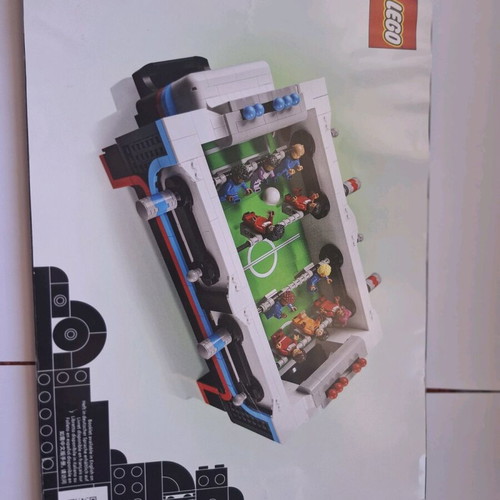 Lego table football like new with instructions and accessories
