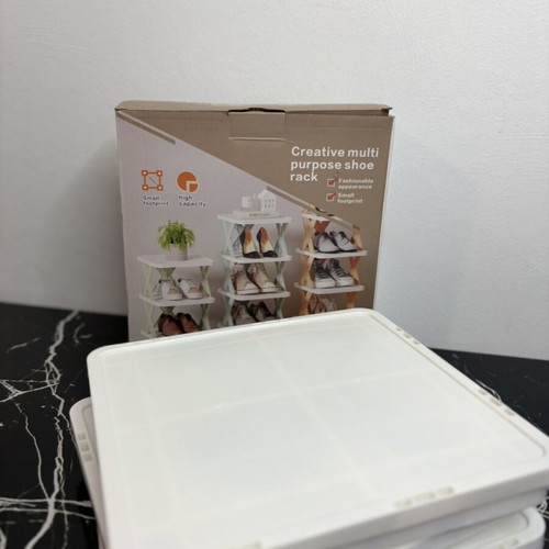 5-Tier Multipurpose Shoe Rack new, space-saving organizer
