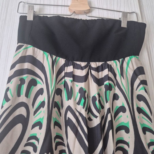 Maxi strapless cocktail dress new, colorful, size M